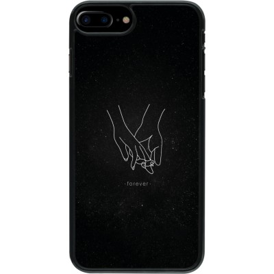 Coque iPhone 7 Plus / 8 Plus - Valentine 2023 hands forever