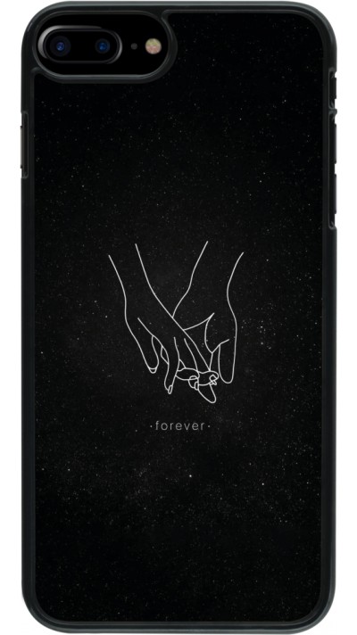 Coque iPhone 7 Plus / 8 Plus - Valentine 2023 hands forever