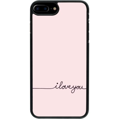 Coque iPhone 7 Plus / 8 Plus - Valentine 2023 i love you writing