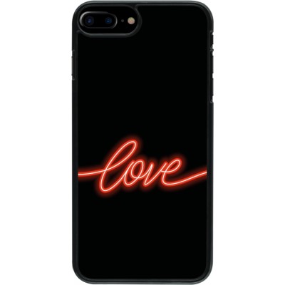 Coque iPhone 7 Plus / 8 Plus - Valentine 2023 neon love