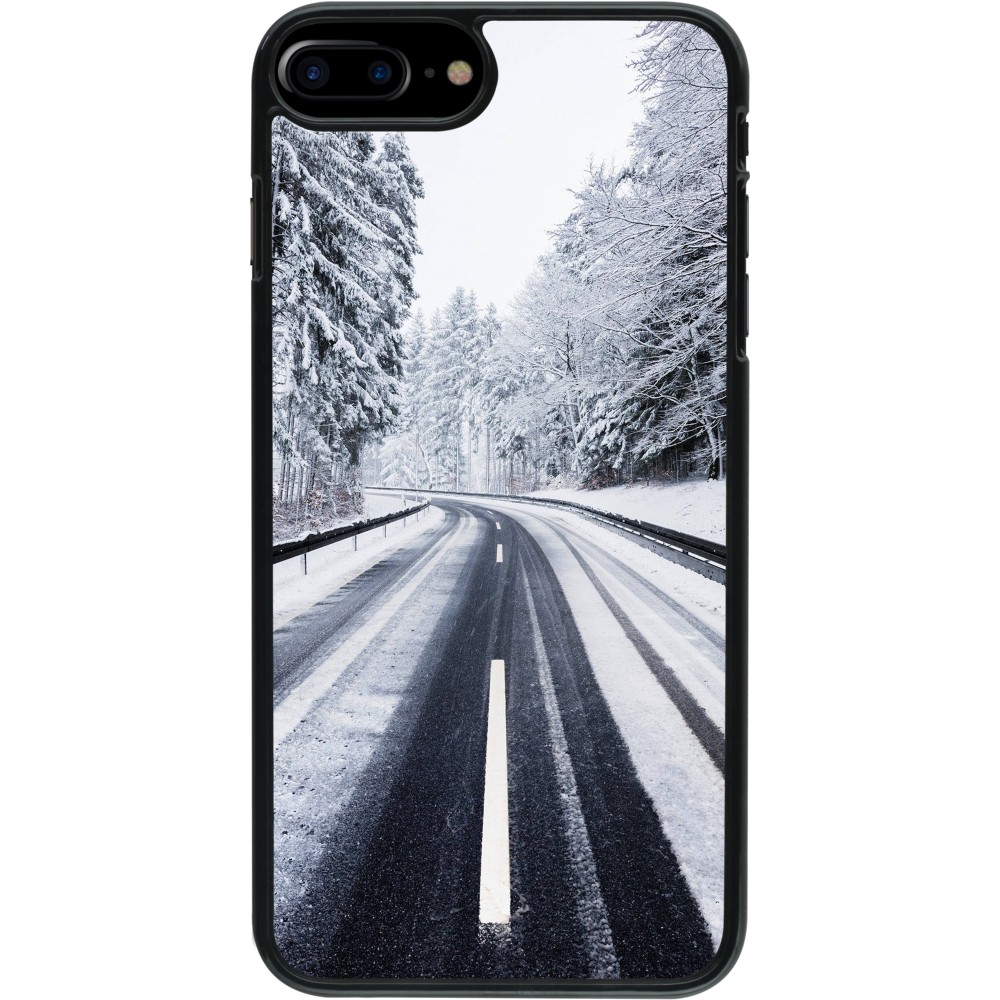 Coque iPhone 7 Plus / 8 Plus - Winter 22 Snowy Road