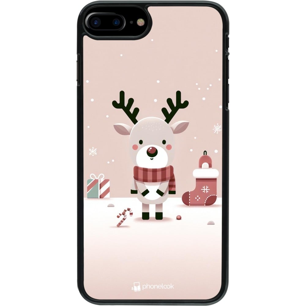 Coque iPhone 7 Plus / 8 Plus - Noël 2023 Choupinette Renne