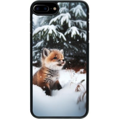 Coque iPhone 7 Plus / 8 Plus - Noël 2023 Renardeau sapin