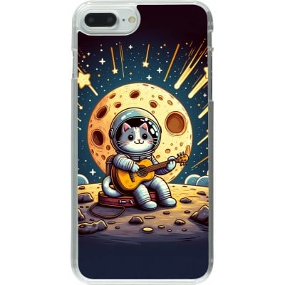 Coque iPhone 7 Plus / 8 Plus - Plastique transparent AstroCat RockLune