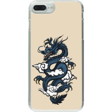 Coque iPhone 7 Plus / 8 Plus - Plastique transparent Blue Dragon Tattoo