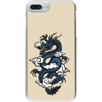 Coque iPhone 7 Plus / 8 Plus - Plastique transparent Blue Dragon Tattoo