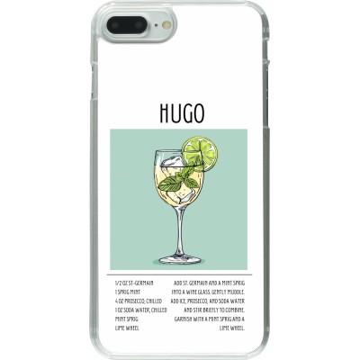 Coque iPhone 7 Plus / 8 Plus - Plastique transparent Cocktail recette Hugo