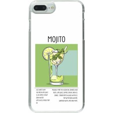 Coque iPhone 7 Plus / 8 Plus - Plastique transparent Cocktail recette Mojito