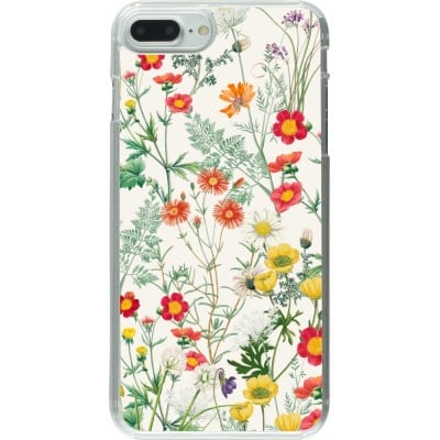 Coque iPhone 7 Plus / 8 Plus - Plastique transparent Flora Botanical Wildlife