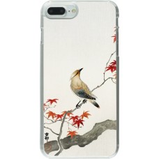 Coque iPhone 7 Plus / 8 Plus - Plastique transparent Japanese Bird