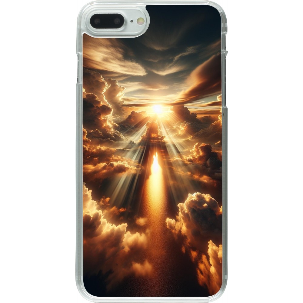 Coque iPhone 7 Plus / 8 Plus - Plastique transparent Lueur Céleste Zenith