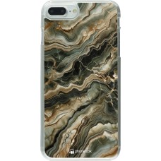 Coque iPhone 7 Plus / 8 Plus - Plastique transparent Marbre Olive