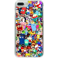 Coque iPhone 7 Plus / 8 Plus - Plastique transparent Mixed cartoons