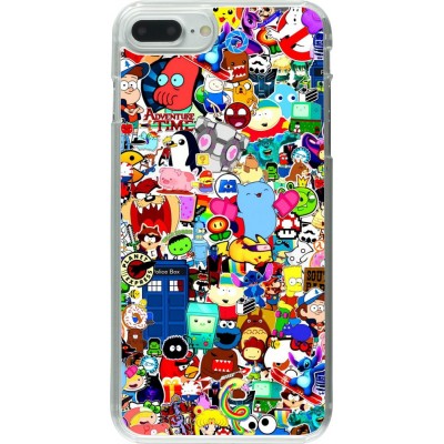 Coque iPhone 7 Plus / 8 Plus - Plastique transparent Mixed cartoons