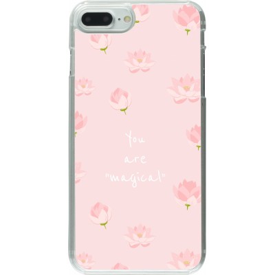 Coque iPhone 7 Plus / 8 Plus - Plastique transparent Mom 2023 your are magical