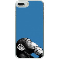 Coque iPhone 7 Plus / 8 Plus - Plastique transparent Monkey Pop Art