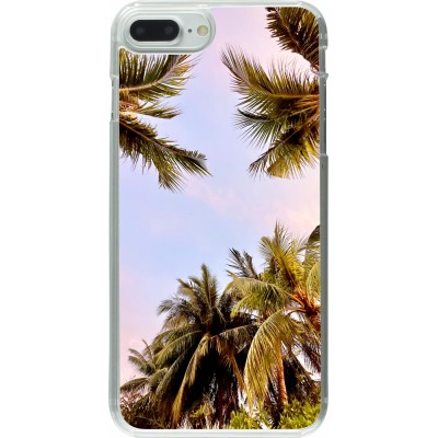 Coque iPhone 7 Plus / 8 Plus - Plastique transparent Summer 2023 palm tree vibe