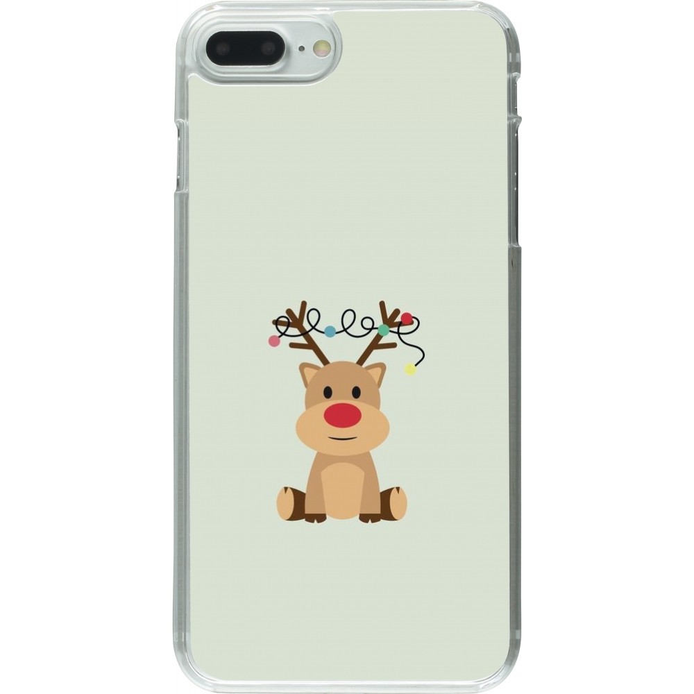 Coque iPhone 7 Plus / 8 Plus - Plastique transparent Christmas 22 baby reindeer