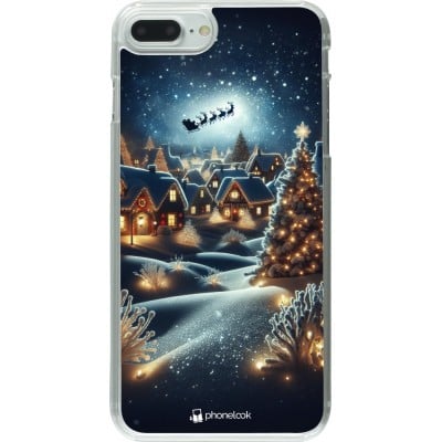 Coque iPhone 7 Plus / 8 Plus - Plastique transparent Noël 2023 Christmas is Coming