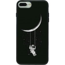 Coque iPhone 7 Plus / 8 Plus - Silicone rigide noir Astro balançoire