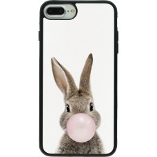 Coque iPhone 7 Plus / 8 Plus - Silicone rigide noir Easter 2023 bubble gum bunny