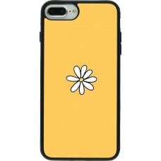 Coque iPhone 7 Plus / 8 Plus - Silicone rigide noir Easter 2023 daisy