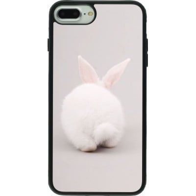 Coque iPhone 7 Plus / 8 Plus - Silicone rigide noir Easter 2024 bunny butt