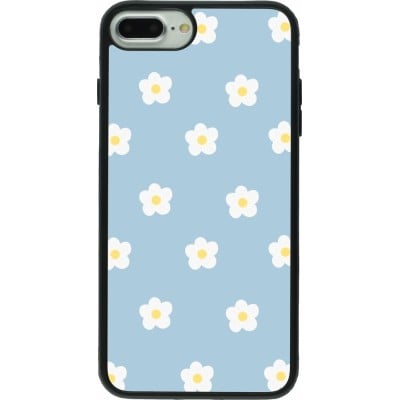 Coque iPhone 7 Plus / 8 Plus - Silicone rigide noir Easter 2024 daisy flower