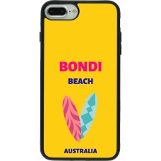 Coque iPhone 7 Plus / 8 Plus - Silicone rigide noir Pop Summer Destination Bondi