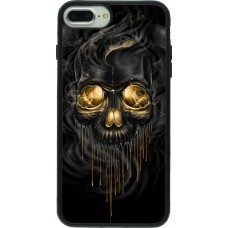 Coque iPhone 7 Plus / 8 Plus - Silicone rigide noir Skull 02