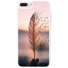 Coque iPhone 7 Plus / 8 Plus - Silicone rigide blanc Hello September 11 19