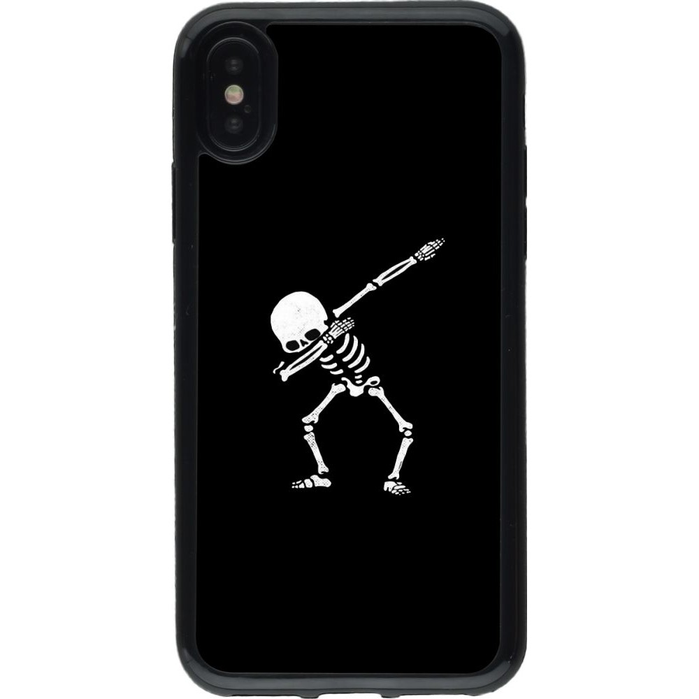 Coque iPhone X / Xs - Gel noir Halloween 19 09