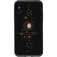 Coque iPhone X / Xs - Gel noir Spring 23 astro