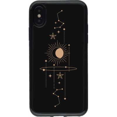 Coque iPhone X / Xs - Gel noir Spring 23 astro