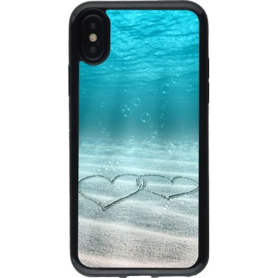 Coque iPhone X / Xs - Gel noir Summer 18 19