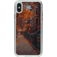 Coque iPhone X / Xs - Gel transparent Autumn 2024 city