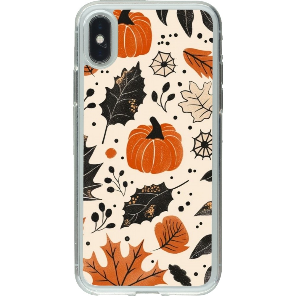 Coque iPhone X / Xs - Gel transparent Autumn 2024 nature