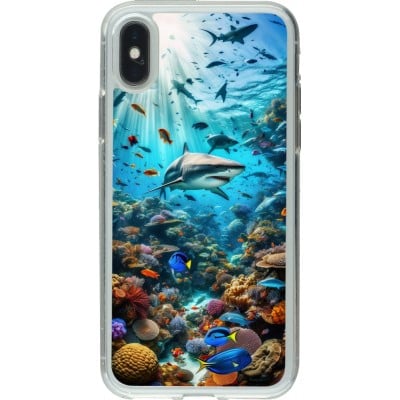 Coque iPhone X / Xs - Gel transparent Bora Bora Mer et Merveilles