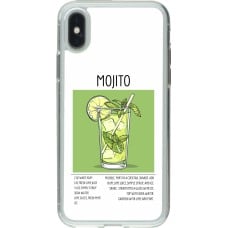 Coque iPhone X / Xs - Gel transparent Cocktail recette Mojito