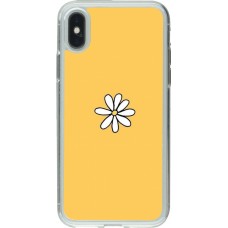 Coque iPhone X / Xs - Gel transparent Easter 2023 daisy