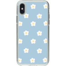 Coque iPhone X / Xs - Gel transparent Easter 2024 daisy flower