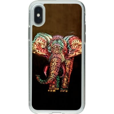 Coque iPhone X / Xs - Gel transparent Elephant 02