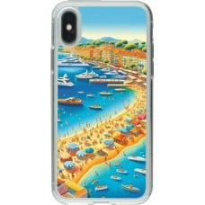 Coque iPhone X / Xs - Gel transparent French Riviera People