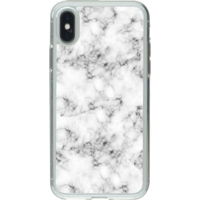 Coque iPhone X / Xs - Gel transparent Marble 01