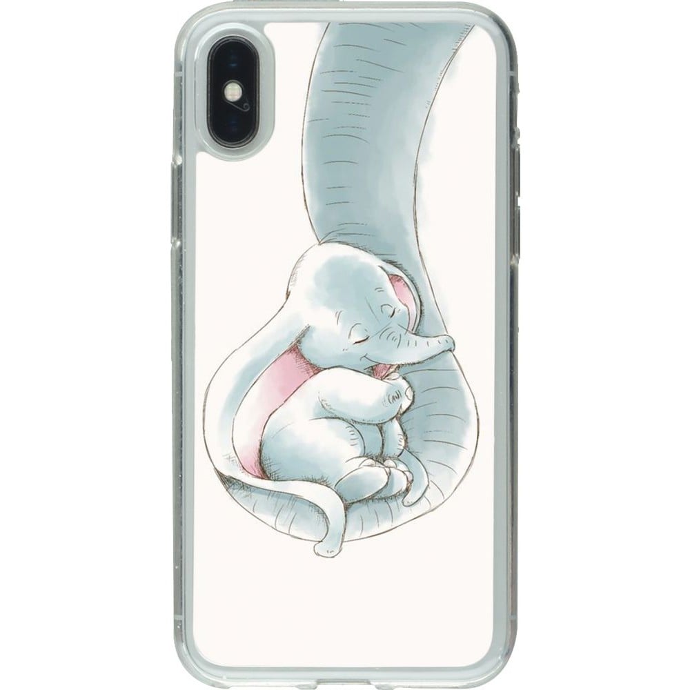 Coque iPhone X / Xs - Gel transparent Mom 1903