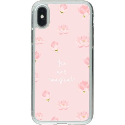 Coque iPhone X / Xs - Gel transparent Mom 2023 your are magical