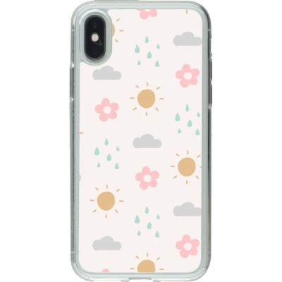 Coque iPhone X / Xs - Gel transparent Spring 23 weather