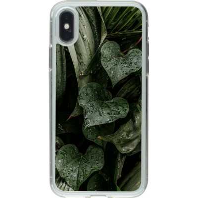 Coque iPhone X / Xs - Gel transparent Spring 23 fresh plants