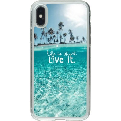 Coque iPhone X / Xs - Gel transparent Summer 18 24