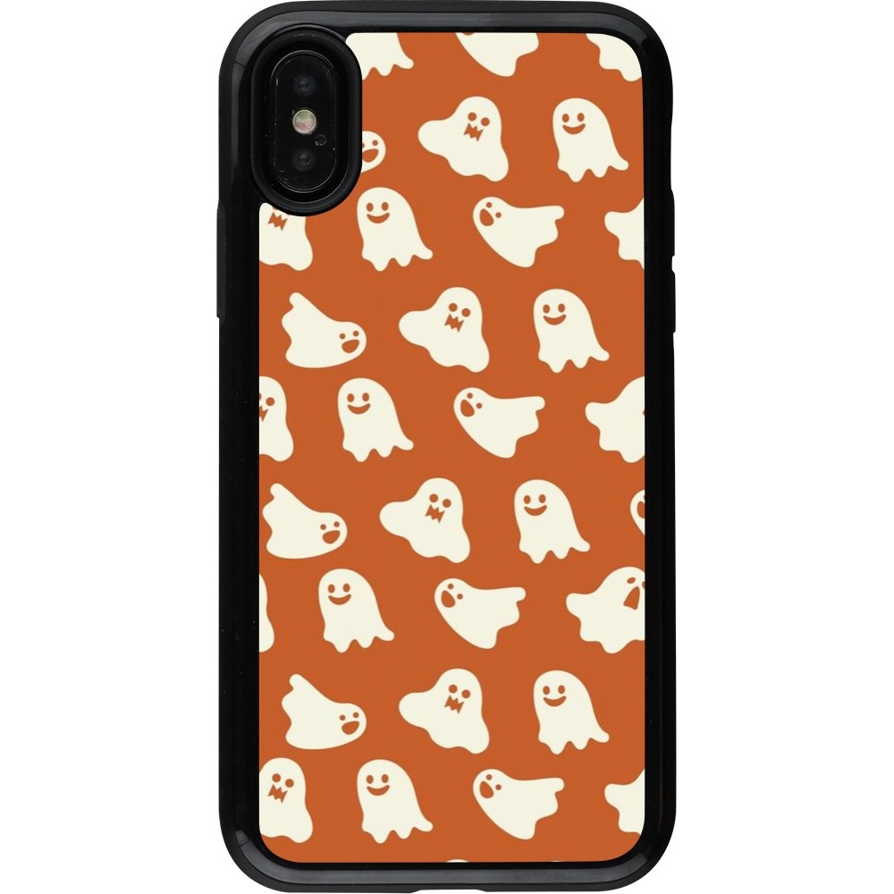 Coque iPhone X / Xs - Hybrid Armor noir Autumn 2024 mini ghosts